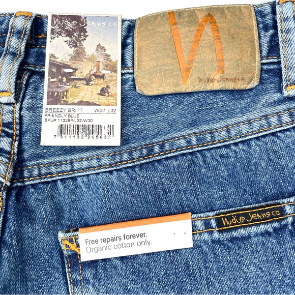 Nudie Jeans Womens Breezy Britt Organic Cotton High Waist 30x32 - Picture 10 of 13
